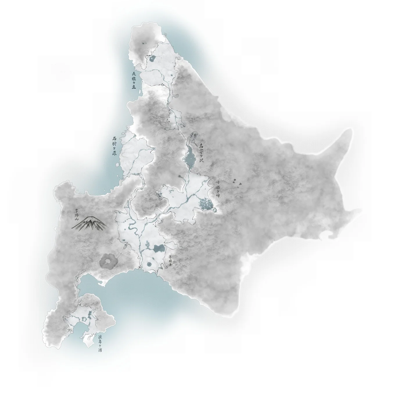 고스트 오브 요테이 실제 지도 미리보기